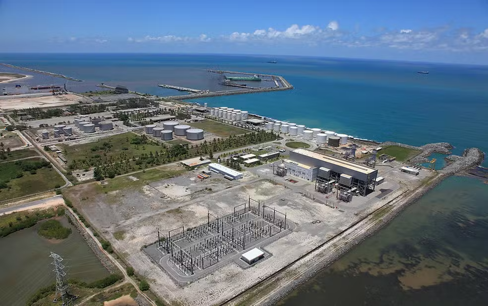 Vista aérea, Usina Termelétrica Termopernambuco (PE)