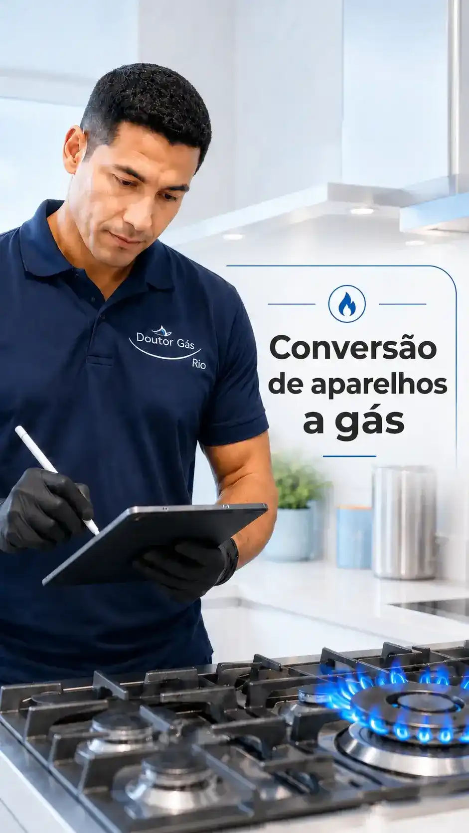 Conversão de aparelhos a gás | Doutor Gás Rio