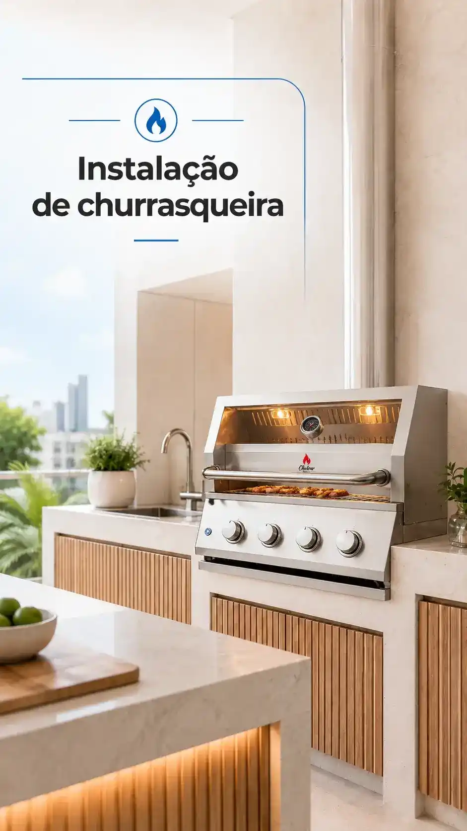 Instalação de churrasqueira | Doutor Gás Rio