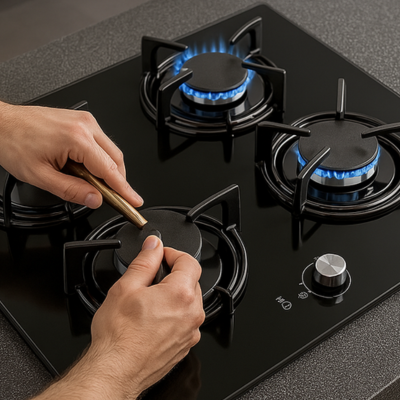 conversão de cooktop